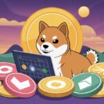 Graphique crypto avec Bitcoin, Ethereum et Dogecoin après décision FOMC