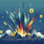 Illustration Pi Network avec graphique haussier et ouverture du mainnet
