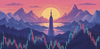 Graphique haussier Solana avec logo et mention ETF Bitwise