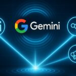 Illustration conceptuelle du lancement de Gemini Titan par Google en 2025, une IA conçue pour les marchés prédictifs.